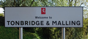 Tonbridge & Malling welcome sign